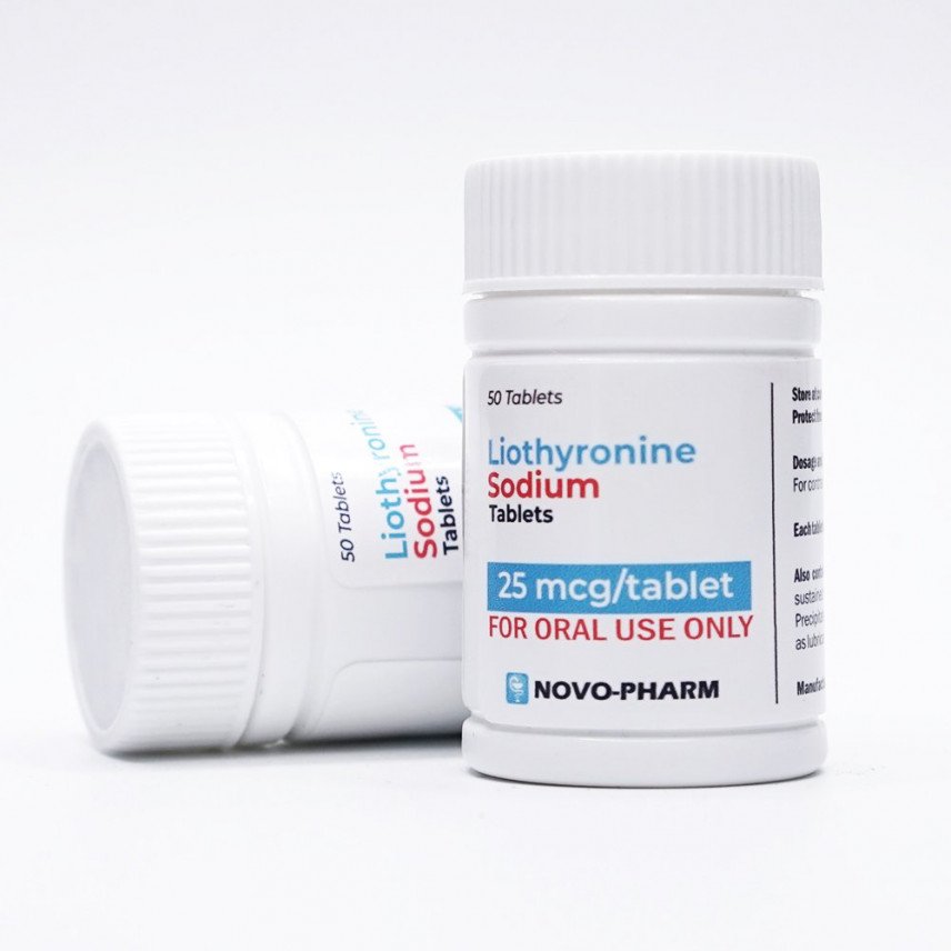 Cytomel T3 25mcg/100tabs - NovoPharm 1 Cytomel T3 25mcg/100tabs - NovoPharm