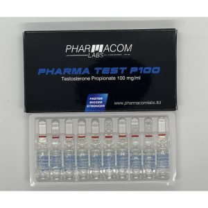 Buy Testosterone Pharma Test P 100 10 amp x 100 mg/1ml Pharmacom Labs